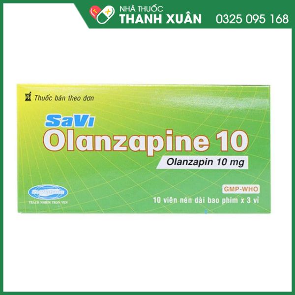 Savi Olanzapine 10 điều trị tâm thần